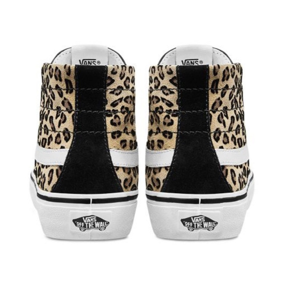 NIB Vans Leopard Print High-Top Sneakers - Picture 5 of 5